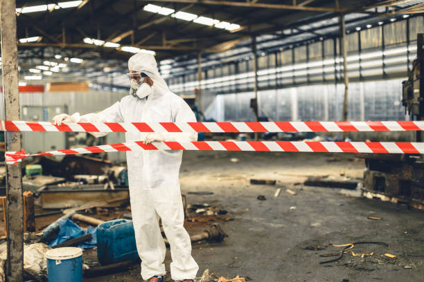 Professional Odor Removal technician working in Rudolph, WI